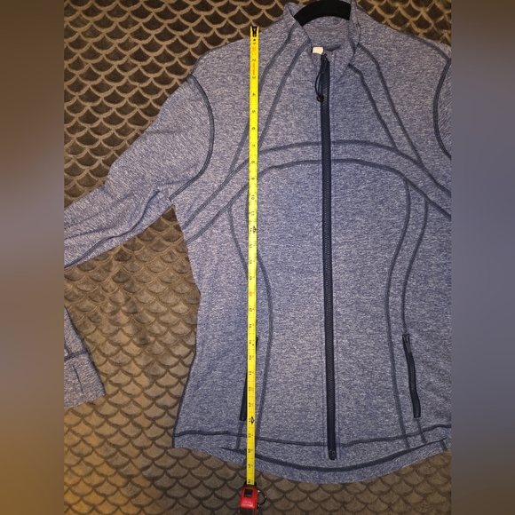 G382. Lululemon Define Jacket (Rulu) in Heathered Hero Blue - Size 12 - Picture 8 of 9